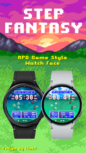 Step Fantasy Wactch Face Screenshot 0