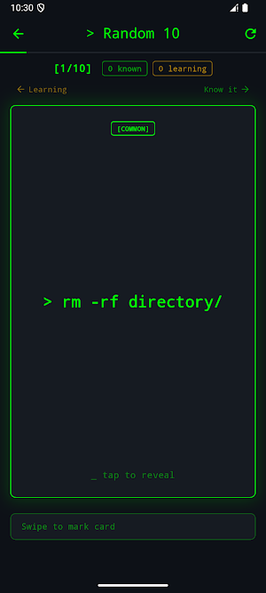 DevCards: Git & Linux Commands Screenshot 0