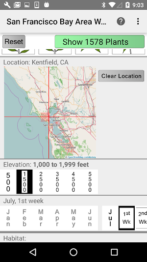 San Francisco Bay Area Wildflowers Screenshot 1