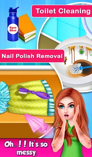 Magic House Cleaning - Girls Home Cleanup Game Screenshot 3
