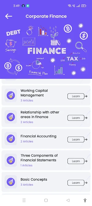 FinSavvy Banking and Finance Screenshot 2