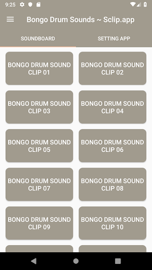 Bongo Drum Sounds ~ Sclip.app Screenshot 0