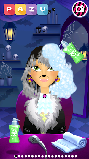Girls Hair Salon Monsters - Hairstyle kids games Screenshot 3