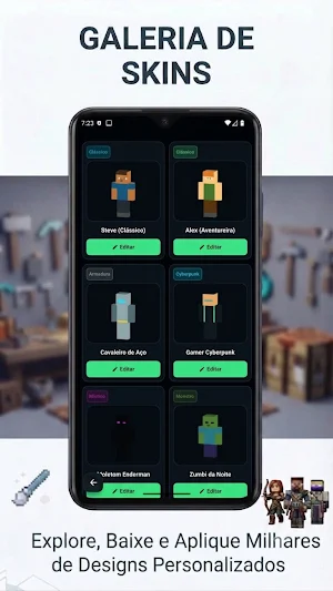 CRIAR SKIN DO MINE Screenshot 1