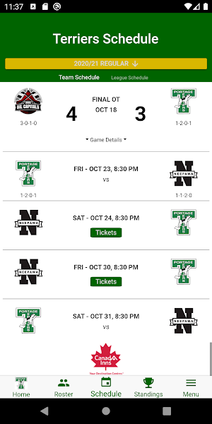 Portage Terriers Official App Screenshot 3