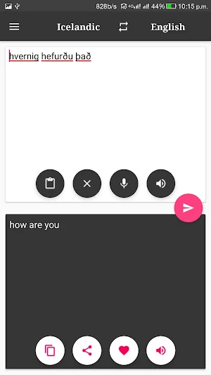 Icelandic-English Translator Screenshot 3