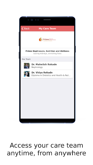 Priime Nephrocare, Nutrition and Wellness Screenshot 1