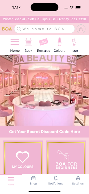 BOA Beauty Bar Screenshot 0