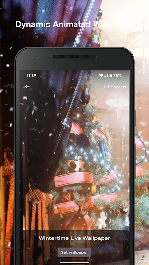 Wintertime Live Wallpaper Screenshot 1