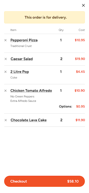 Red Swan Pizza Screenshot 2