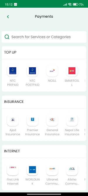 Chinari Smart mBank Screenshot 2