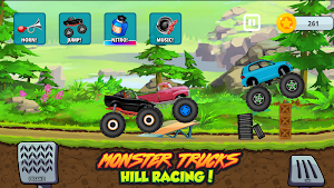 Monster Trucks Kids Hill Game Screenshot 0