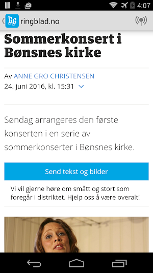 ringblad.no Screenshot 2