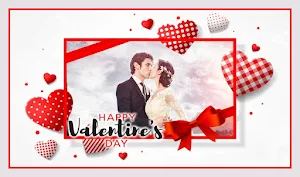 Valentine Day Photo Frame 2021 : Love Photo Frames Screenshot 1