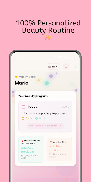 Beauty Routine Screenshot 1
