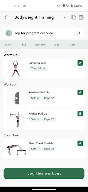 JS Vitality training Screenshot 0