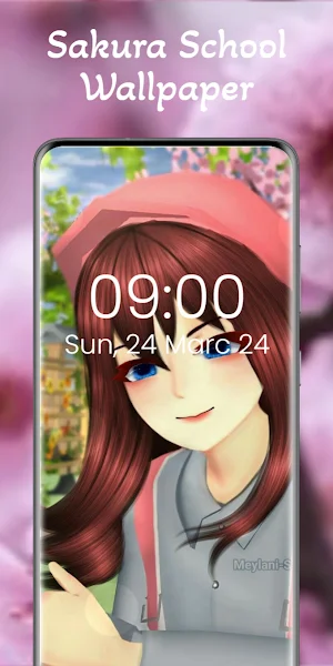 Sakura School Wallpaper Screenshot 3
