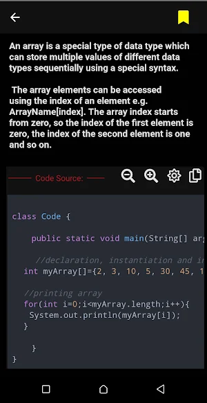 Learn java with exercises Screenshot 2