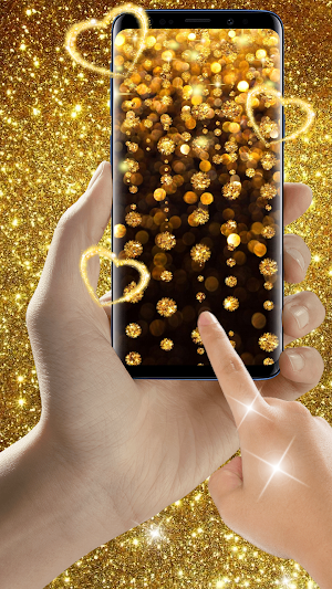 Gold Live Wallpapers 3D Screenshot 2