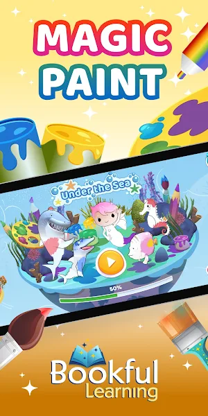 Bookful Magic 3D Paint & Color Screenshot 0