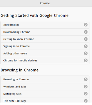 Tutorials for Web Browser Screenshot 0