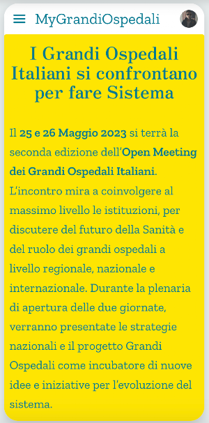 MyGrandiOspedali Screenshot 2