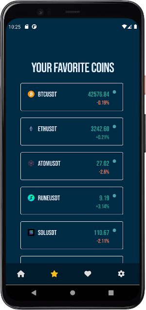 CryptoTicks live crypto charts Screenshot 2
