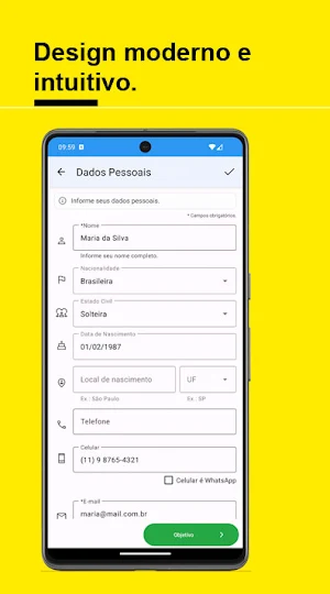 Currículo Profissional Fácil Screenshot 1