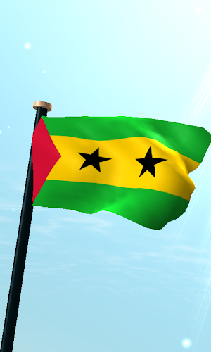 Sao Tome and Principe Flag 3D Screenshot 0