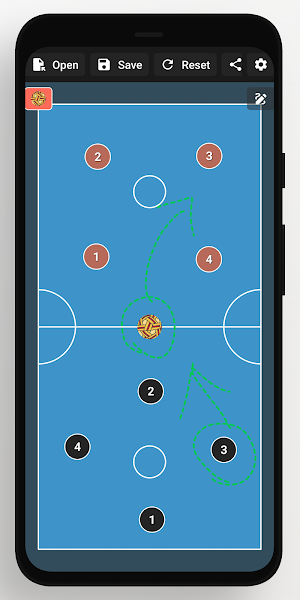 Sepak Takraw Tactic Board Screenshot 3