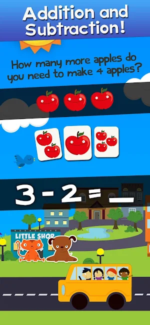 Animal Math Games for Kids in Pre-K & Kindergarten Screenshot 0