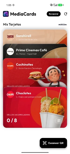 MediaCards Screenshot 0