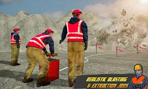 Stone Crusher Excavator Simulator Factory games Screenshot 1