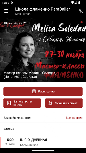 Школа фламенко ParaBailar Screenshot 1