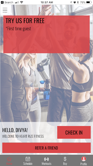 Heart Rize Fitness Screenshot 0