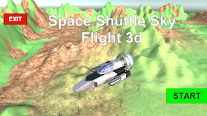 Space Shuttle Sky Flight 3d Screenshot 0