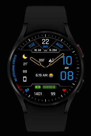 WR 008 Hybrid Watch Face Screenshot 2