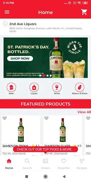 2nd Ave liquors Screenshot 0