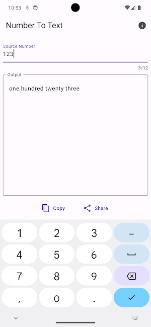 Number to Text Screenshot 1