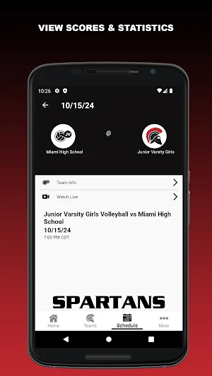 LEA Spartans Gameday Screenshot 2