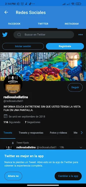 RADIO SALUD LATINA Screenshot 3