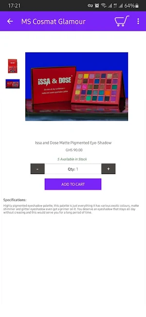 MS Cosmat Glamour App Screenshot 3