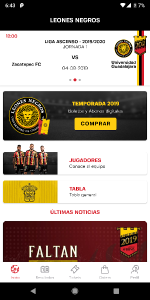 Leones Negros Oficial Screenshot 0
