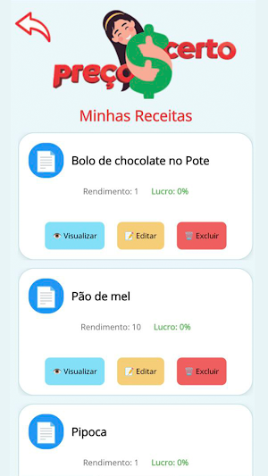 Preço Certo - Quanto Cobrar Screenshot 2