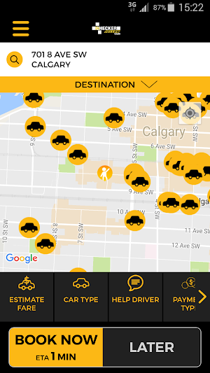Checker Cabs Calgary Screenshot 0