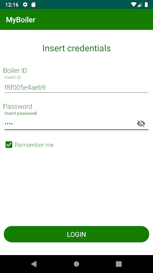 MyBoiler Screenshot 1