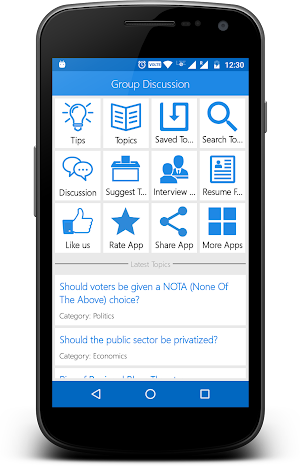 Group Discussion Topics & Tips Screenshot 1