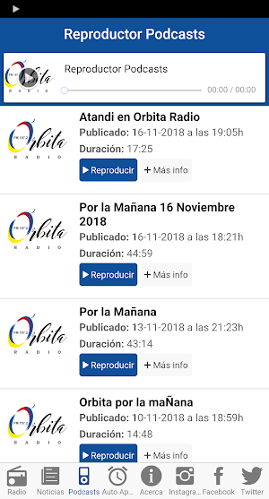 Orbita Radio ES Screenshot 2