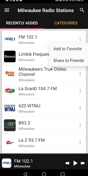 Milwaukee Radio Stations - Wisconsin, USA Screenshot 1