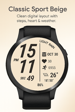Sport Digital Edge WatchFace Screenshot 2